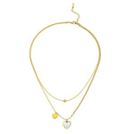 Elanig Necklace Gold - Halsketten | L’amotion