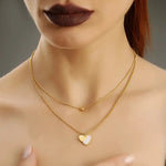 Elanig Necklace Gold - Halsketten | L’amotion