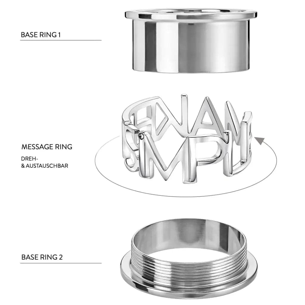 Make It Simple Ring - Ring-sets | L’amotion