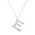 Ropi Letter-e Necklace Silver - Halsketten | L’amotion