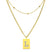 Sero Letter-l Necklace Gold - Necklace | L’amotion