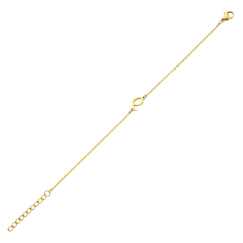 Pfer Letter-Q Armband Gold