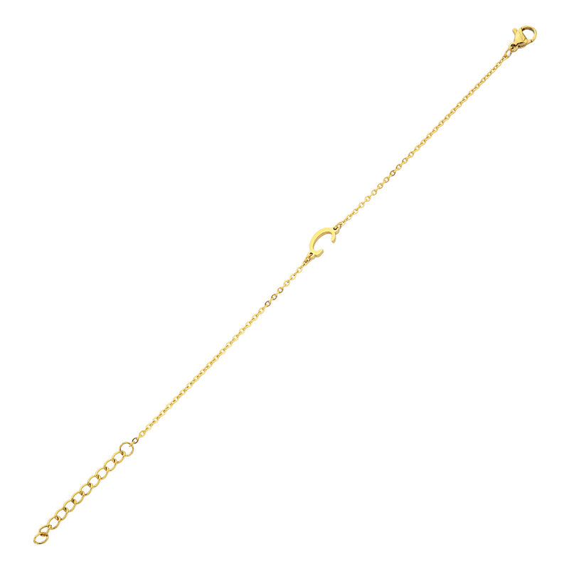 Pfer Letter-C Armband Gold