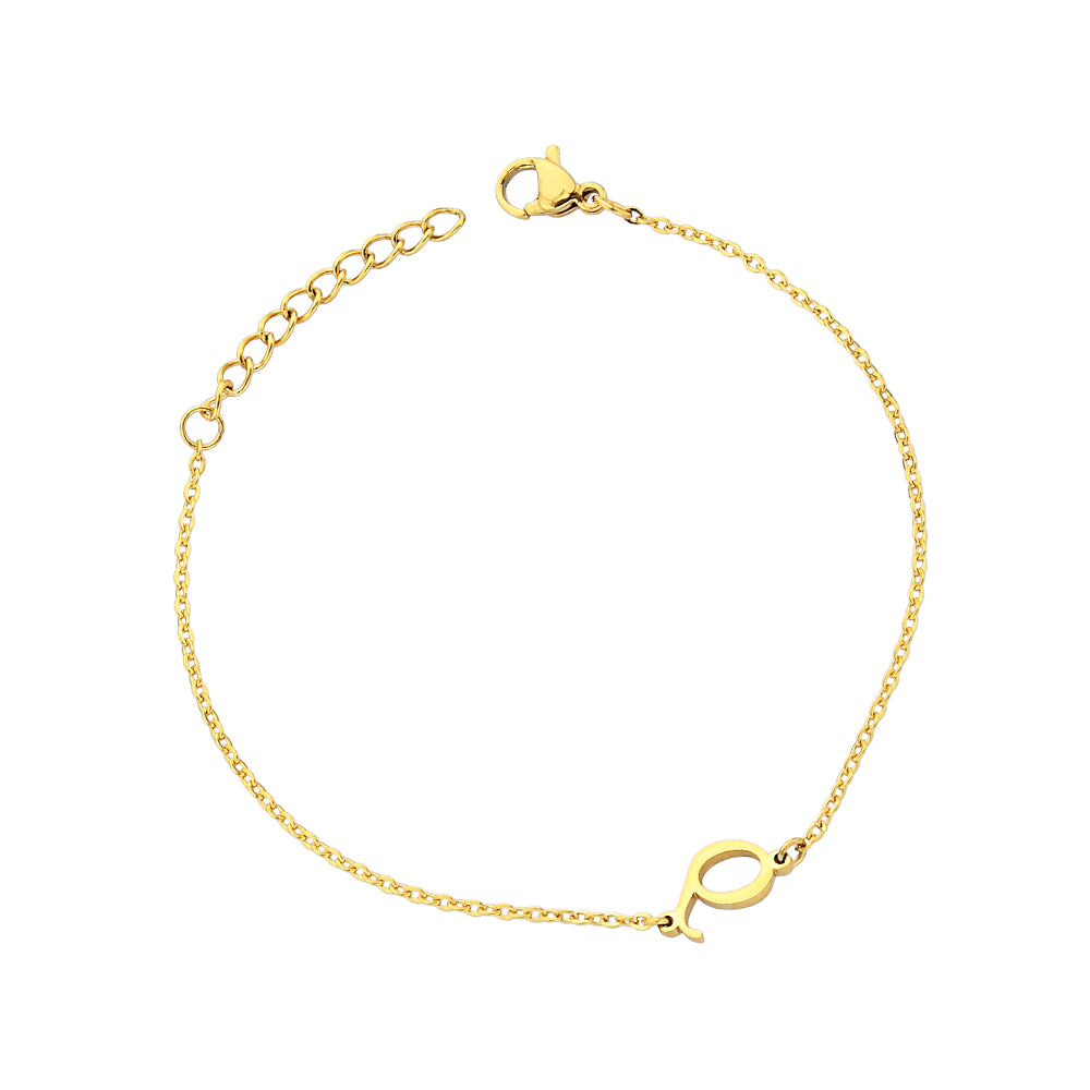 Pfer Letter-M Bracelet Gold