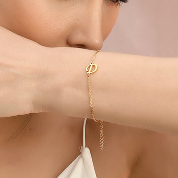 Pfer Letter-M Bracelet Gold