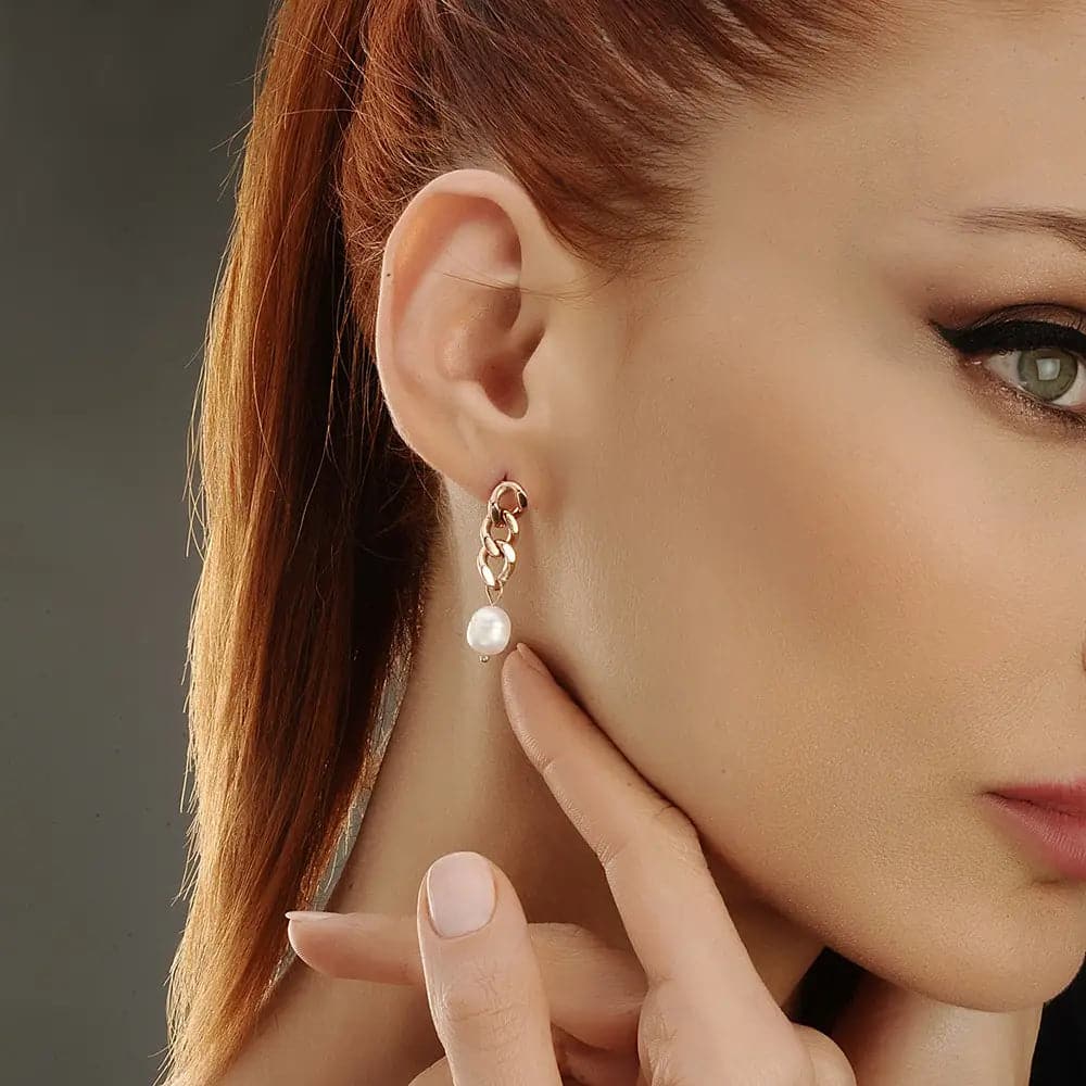 Aerclo Earring Rosegold - Earring Ohrringe | L’amotion