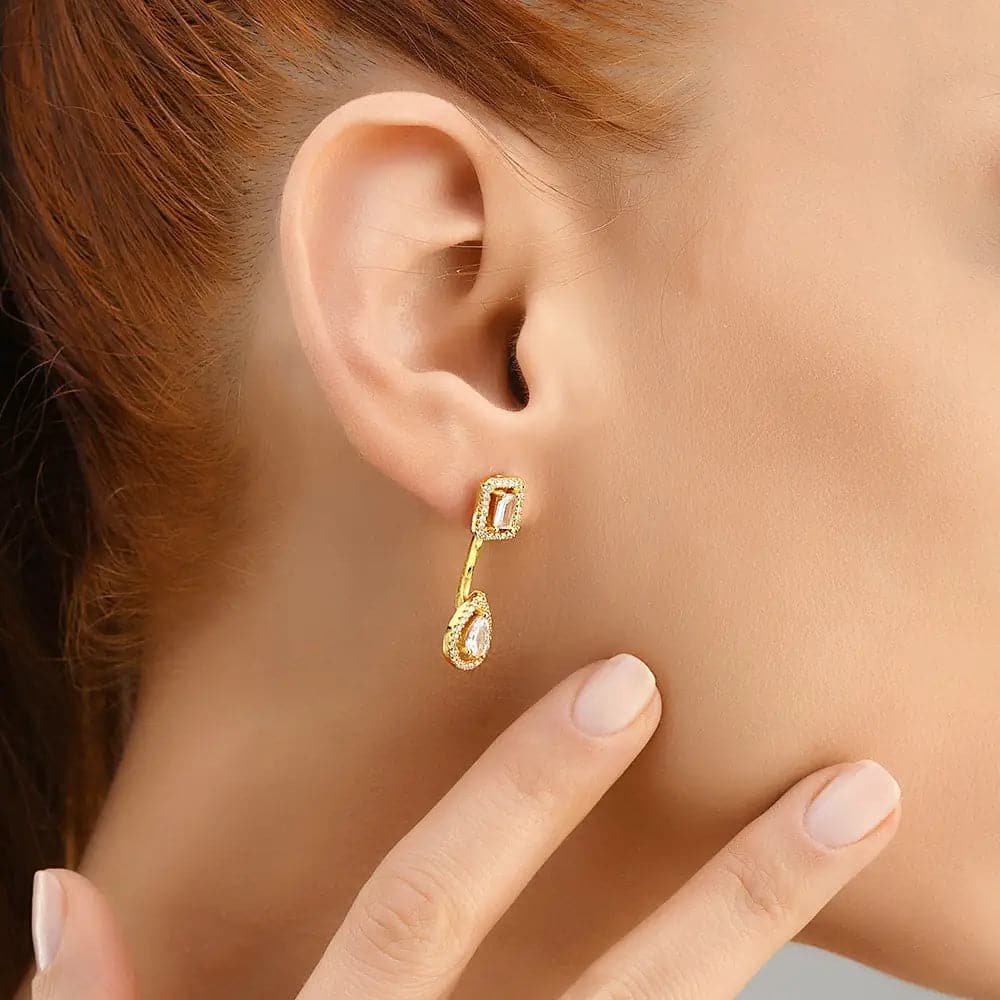 Afundo Earring Gold - Ohrringe | L’amotion