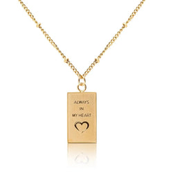 ’always In My Heart’ Necklace - Halsketten | L’amotion
