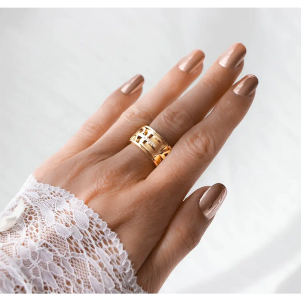 Breathe Ring - Message Rings | L’amotion