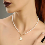 Cumet Necklace Rosegold - Halsketten | L’amotion