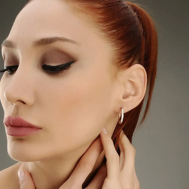 Cwydd Earring Rosegold - Ohrringe | L’amotion