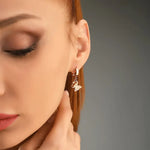 Ellea Earring Rosegold - Ohrringe | L’amotion