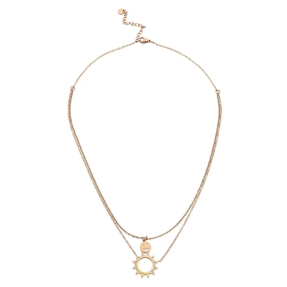 Feour Necklace Rosegold - Halsketten | L’amotion