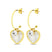 Foxi Earring Gold - Ohrringe | L’amotion