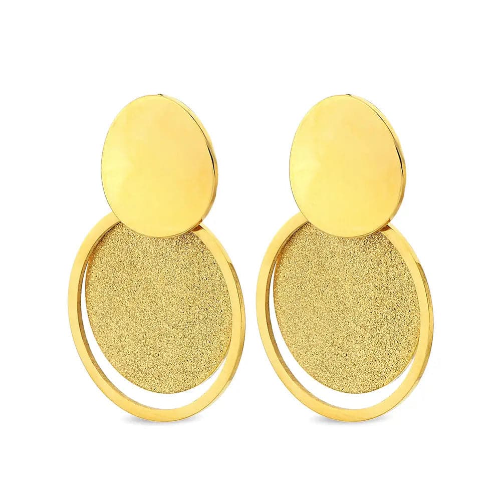 Fyhte Earring Gold - Ohrringe | L’amotion