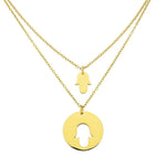 Gain Necklace Gold - Halsketten | L’amotion