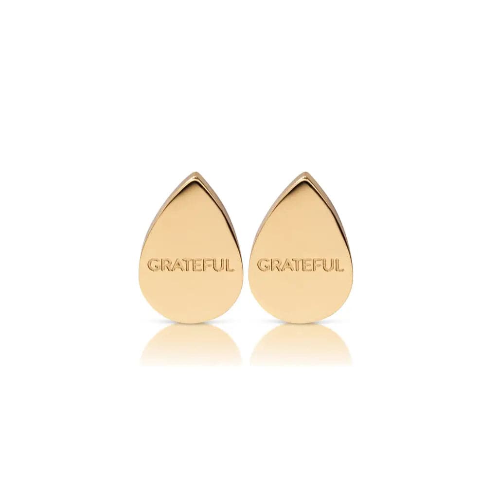 ’grateful’ Drop Earrings Gold - Ohrringe | L’amotion
