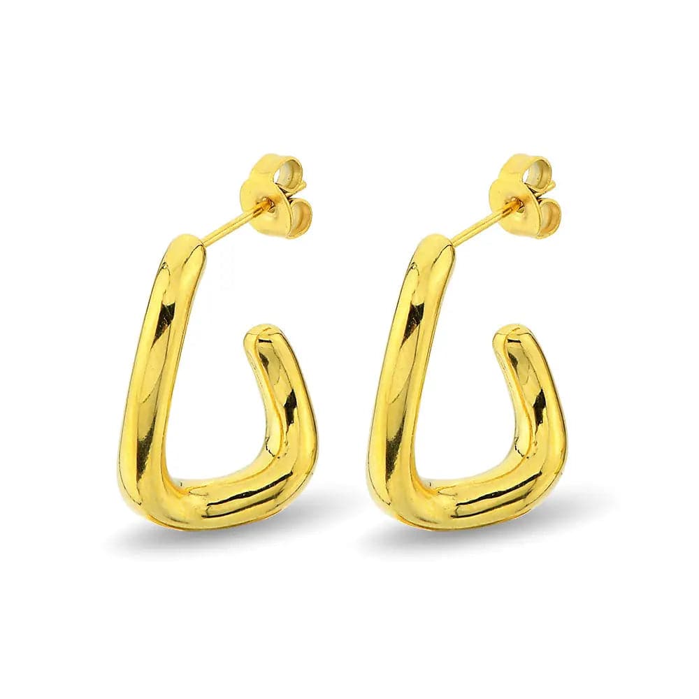 Hectic Earring Gold - Ohrringe | L’amotion