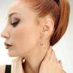 Kien Earring Gold - Ohrringe | L’amotion