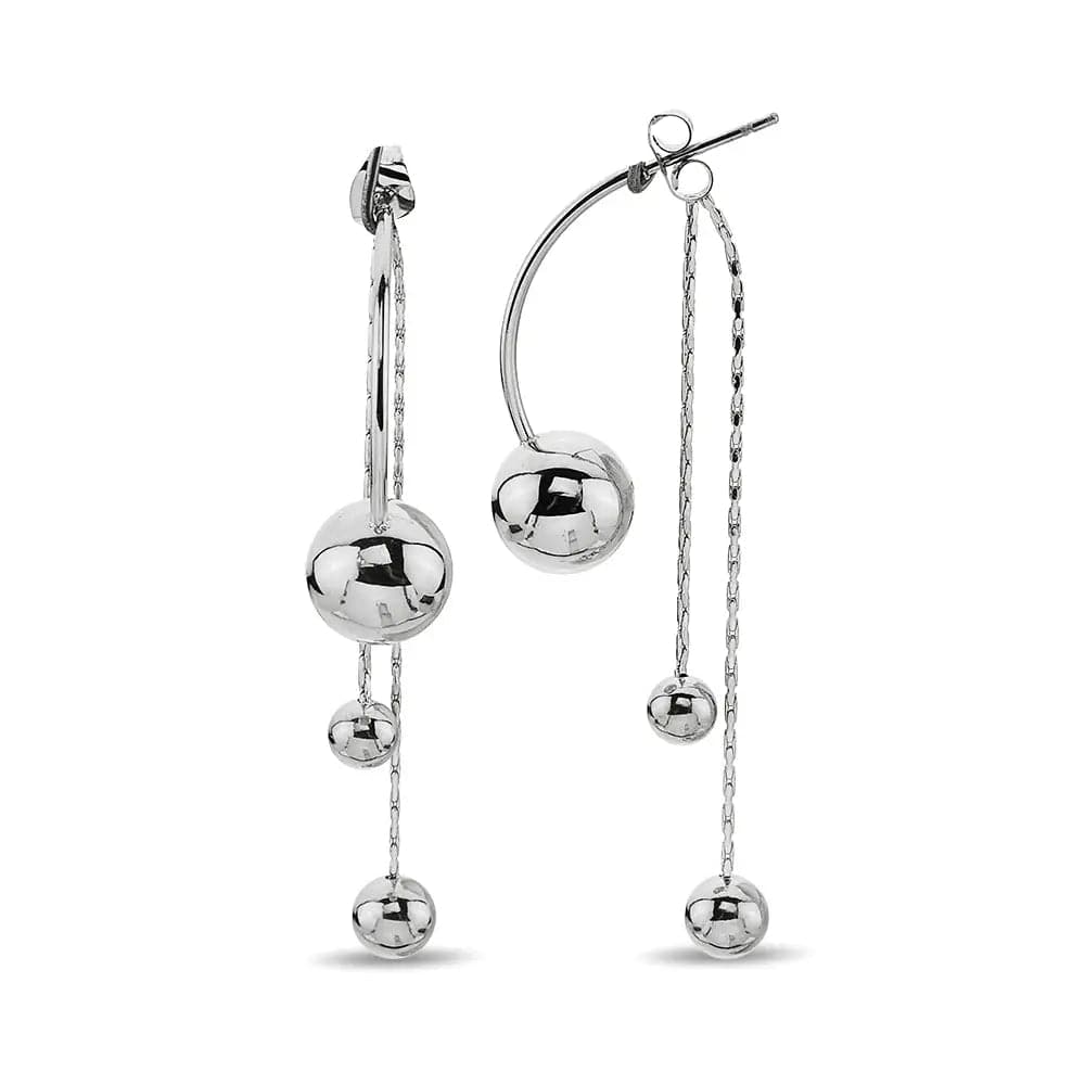 Kien Earring Silver - Ohrringe | L’amotion