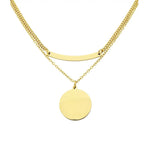 Kloo Necklace Gold - Halsketten | L’amotion
