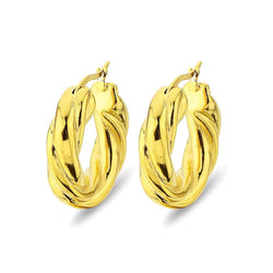 Lmed Earring Gold - Ohrringe | L’amotion