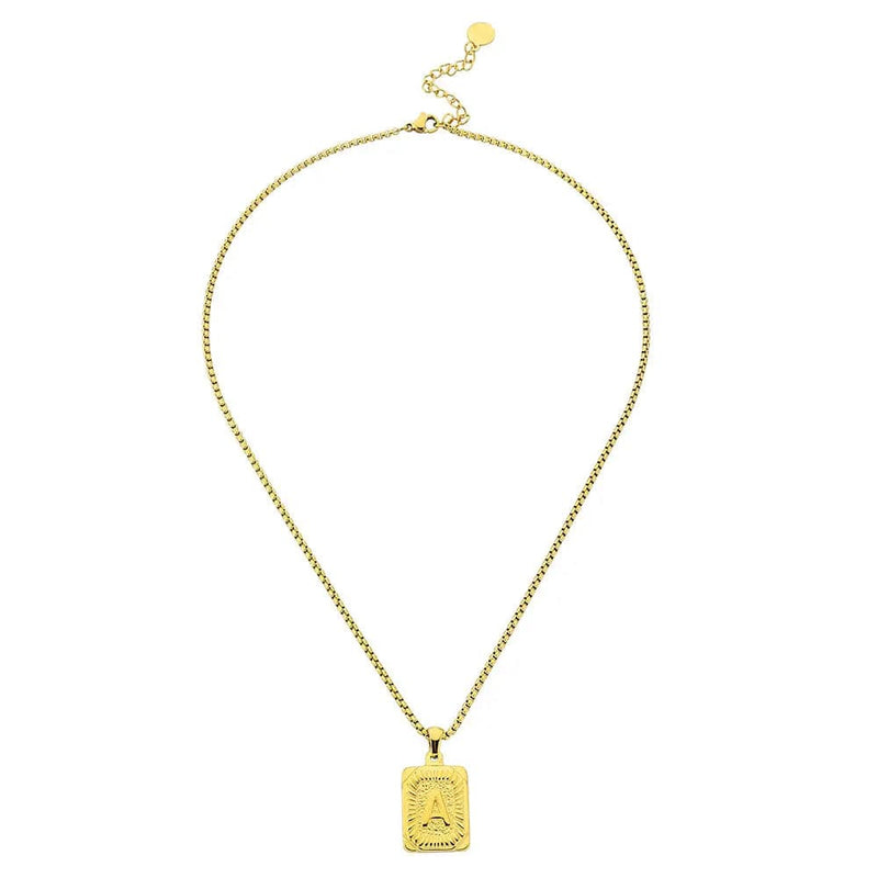 Lost Letter-a Necklace Gold - Halsketten | L’amotion