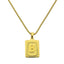 Lost Letter-b Necklace Gold - Halsketten | L’amotion