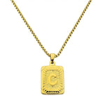 Lost Letter-c Necklace Gold - Halsketten | L’amotion