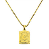 Lost Letter-c Necklace Gold - Halsketten | L’amotion