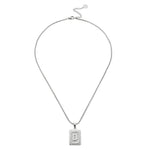Lost Letter-d Necklace Silver - Halsketten | L’amotion
