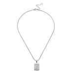 Lost Letter-e Necklace Silver - Halsketten | L’amotion