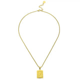 Lost Letter-f Necklace Gold - Halsketten | L’amotion