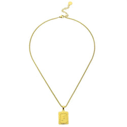 Lost Letter-f Necklace Gold - Halsketten | L’amotion