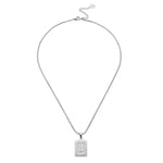 Lost Letter-j Necklace Silver - Halsketten | L’amotion