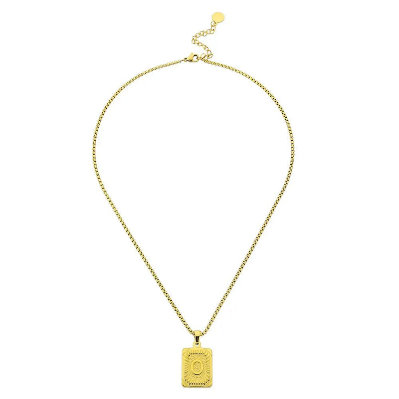 Lost Letter-o Necklace Gold - Halsketten | L’amotion
