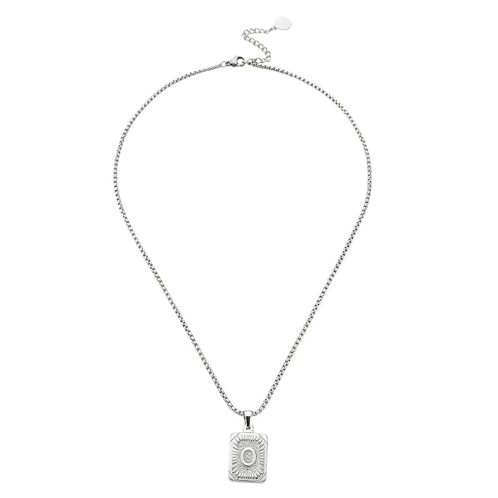 Lost Letter-o Necklace Silver - Halsketten | L’amotion