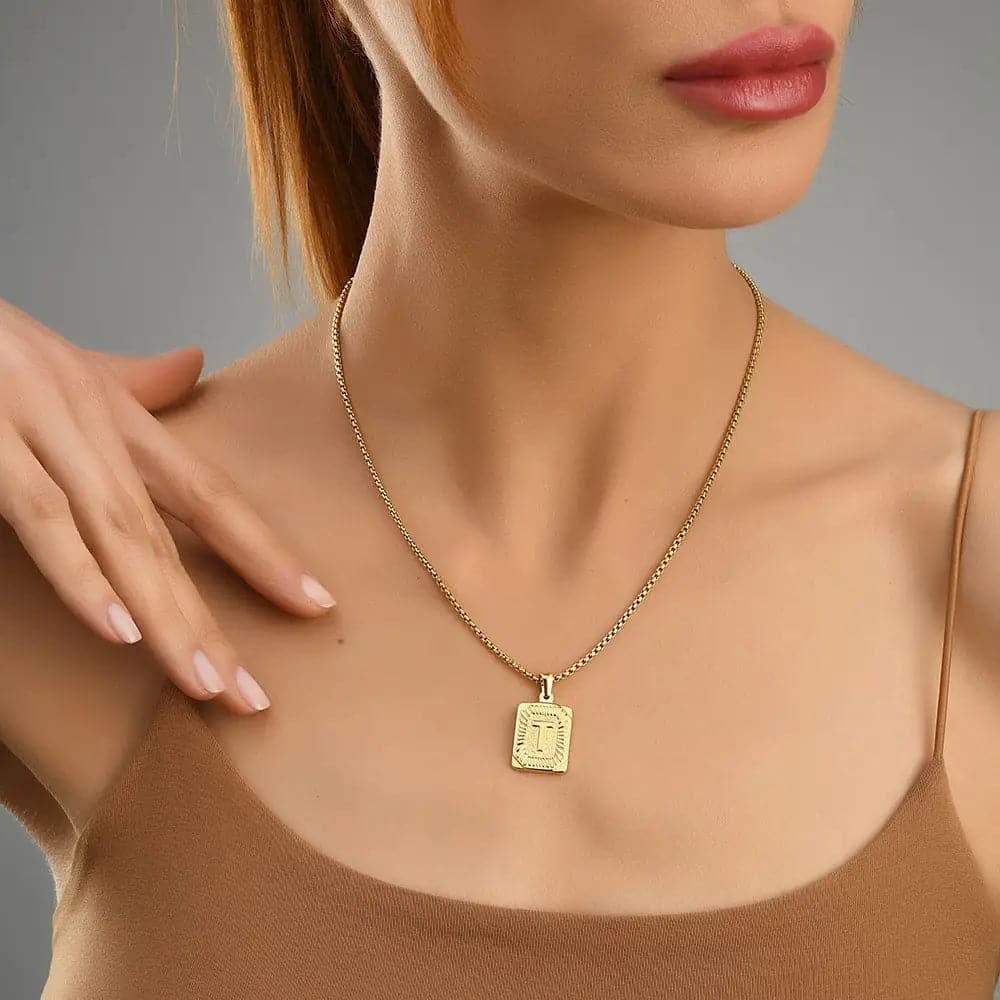 Lost Letter t Necklace Gold Necklaces L amotion L Amotion