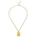 Lost Letter-u Necklace Gold - Halsketten | L’amotion