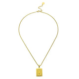 Lost Letter-v Necklace Gold - Halsketten | L’amotion
