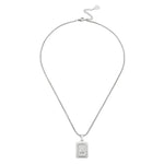 Lost Letter-w Necklace Silver - Halsketten | L’amotion