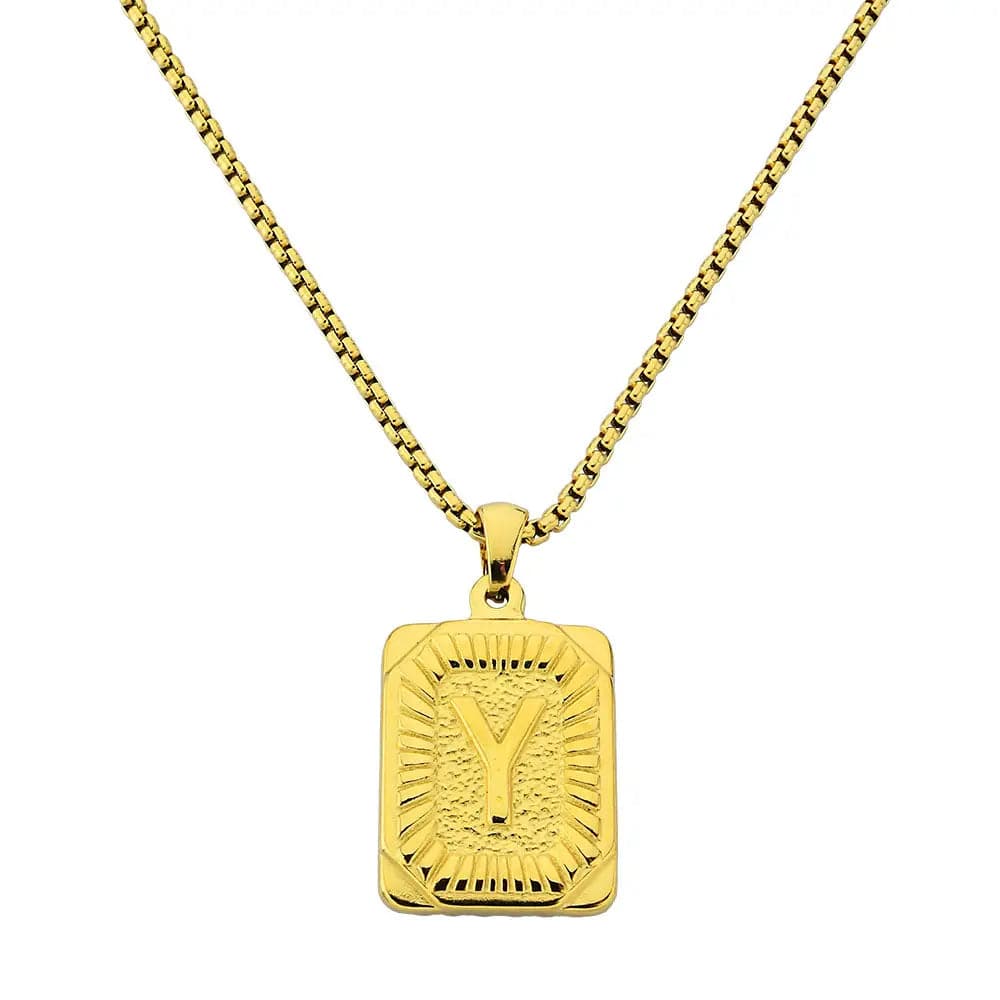 Lost Letter-y Necklace Gold - Halsketten | L’amotion