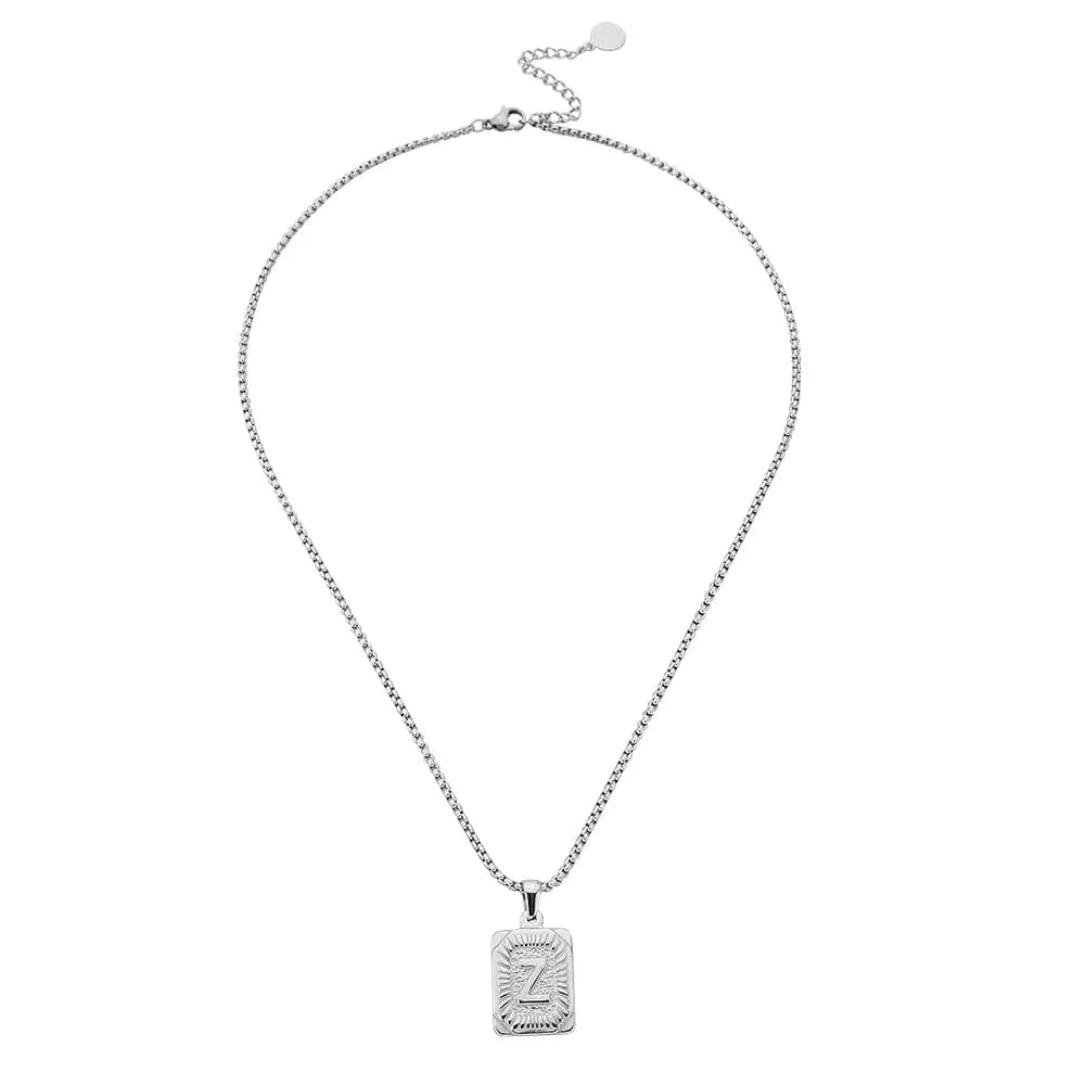 Lost Letter-z Necklace Silver - Halsketten | L’amotion