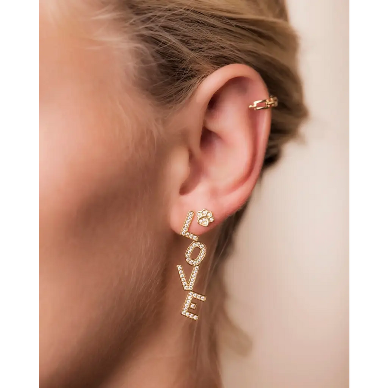 Love Letter Stud Earring - Ohrringe | L’amotion