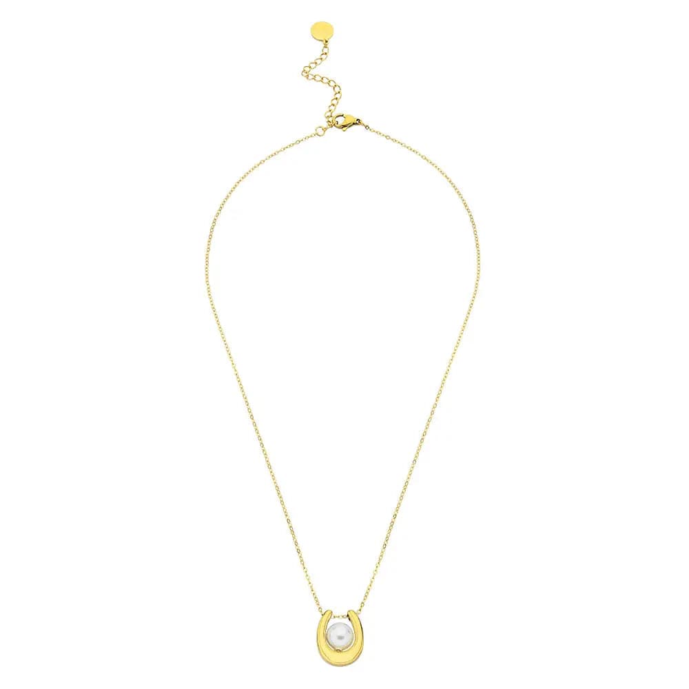 Luca Necklace Gold - Necklace | L’amotion
