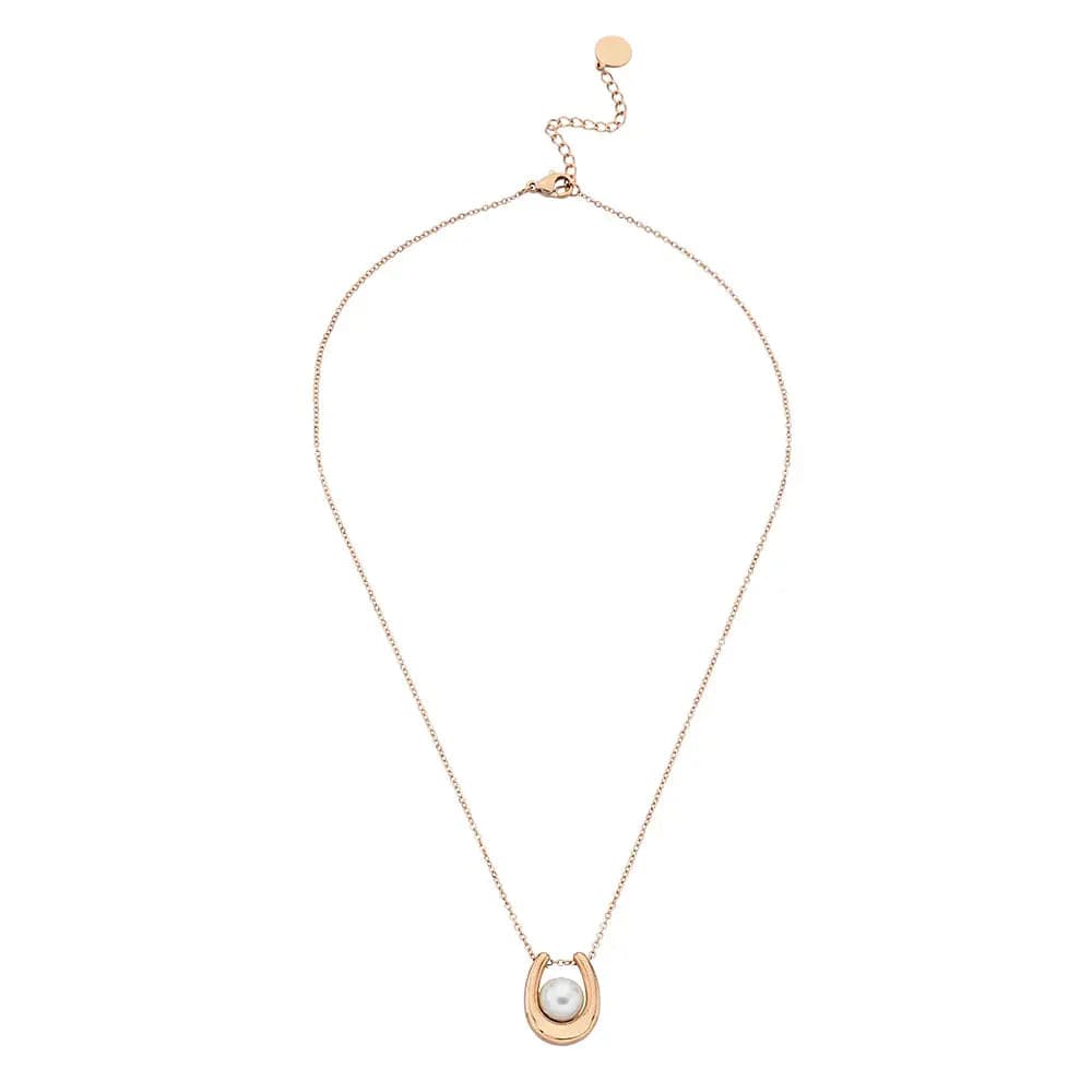 Luca Necklace Rosegold - Necklace | L’amotion