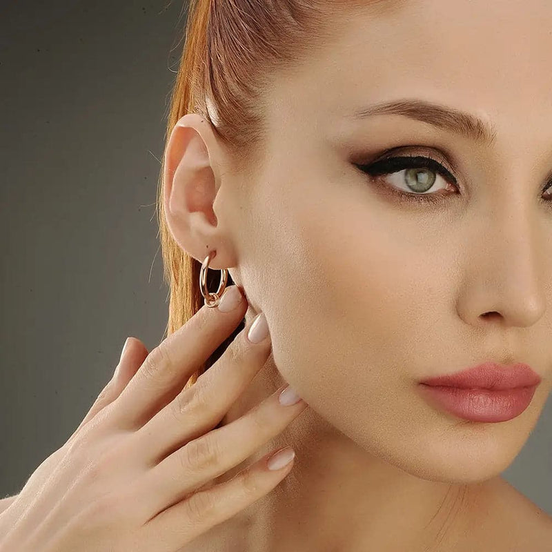 Luxica Earring Rosegold - Ohrringe | L’amotion