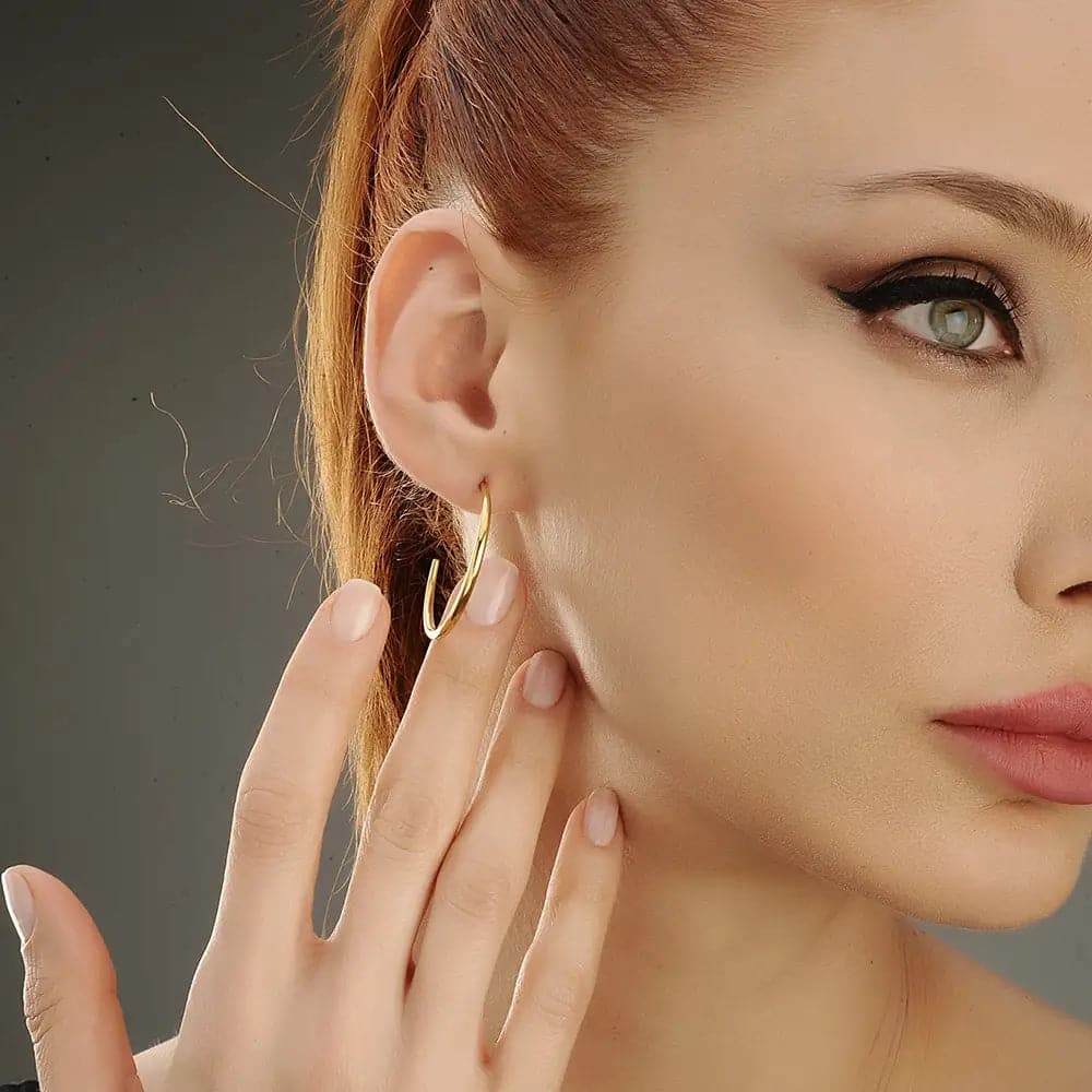 Memun Earring Gold - Ohrringe | L’amotion