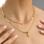 Mytoli Necklace Gold - Necklace | L’amotion