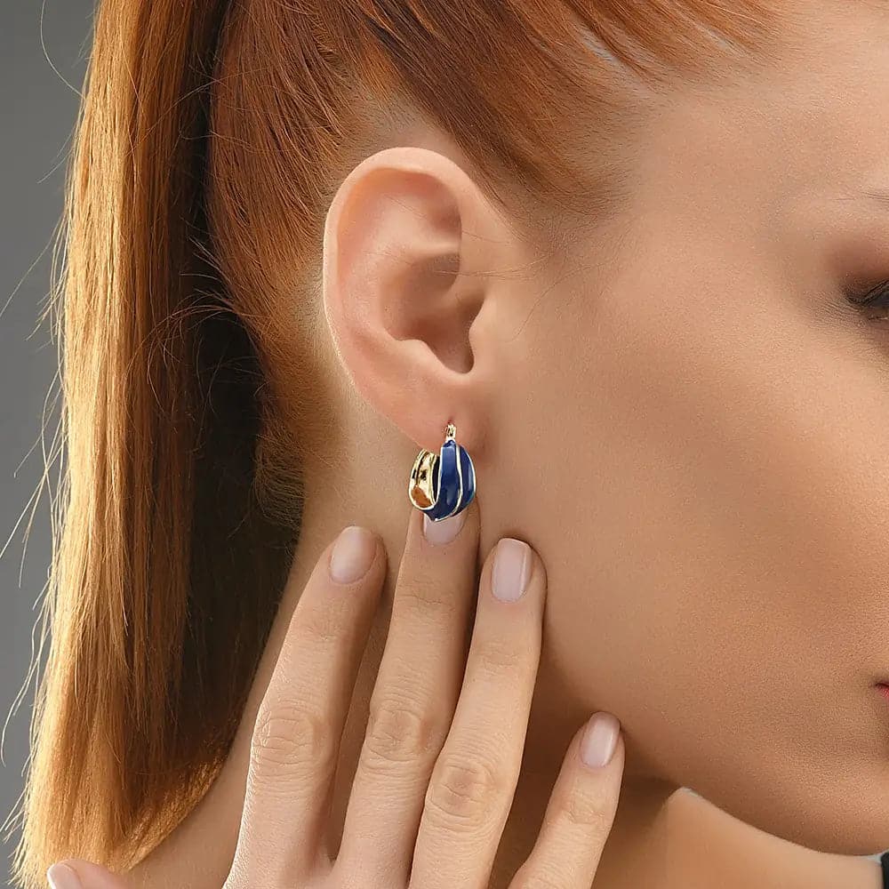 Netod Earring Blue - Ohrringe | L’amotion